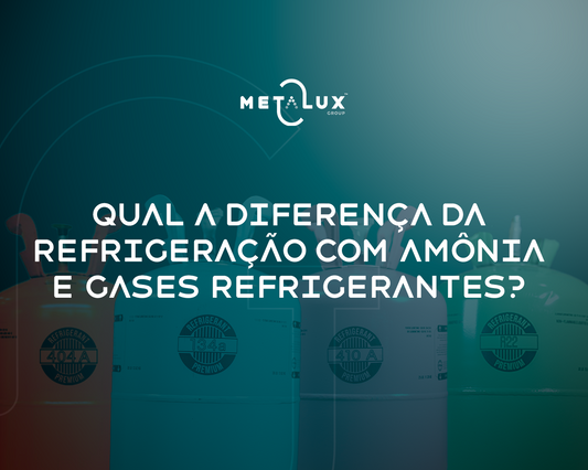 Qual a diferença da refrigeração com amônia e gases refrigerantes?