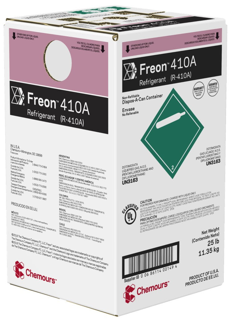Fluido Refrigerante R410A 11,35kg ONU3163 | Chemours