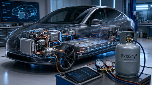 Gás refrigerante: a peça escondida que está mudando os carros elétricos