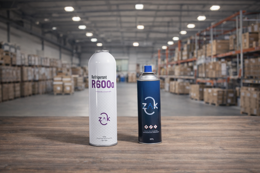 Diferença entre butano comum e R600a